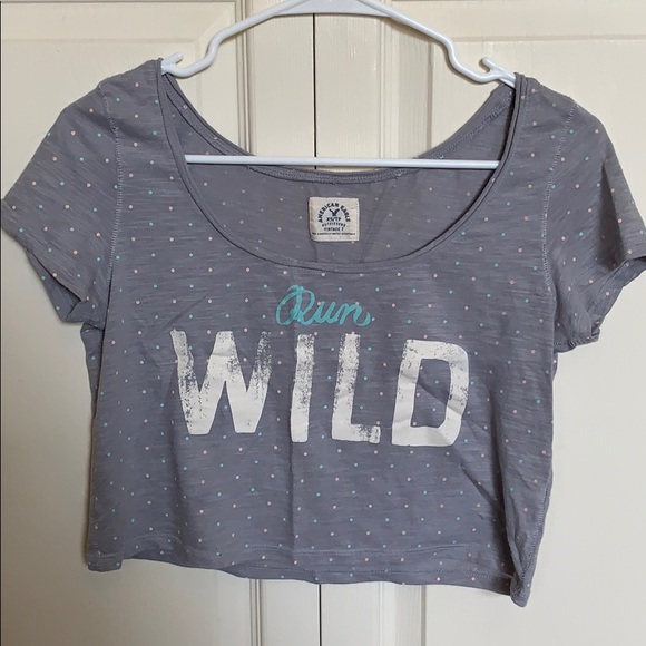American Eagle Outfitters Tops - Run wild crop top